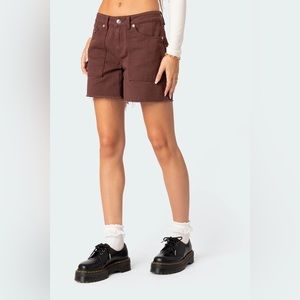 *New With Tags* EDIKTED - Boyfriend Carpenter Shorts